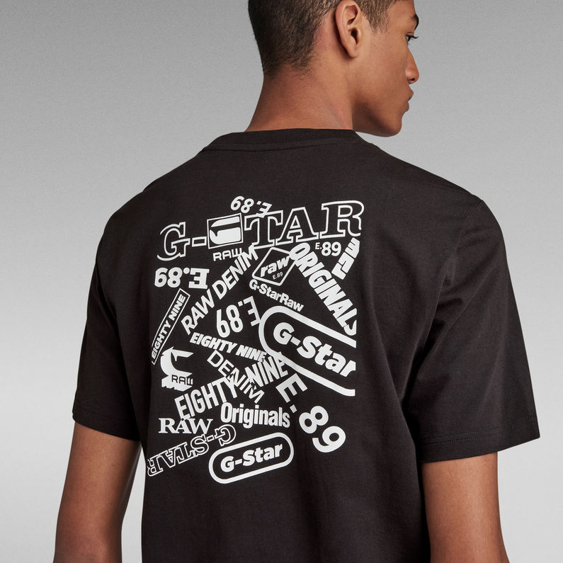 G-Star RAW® Back Graphic Slim T-Shirt Black