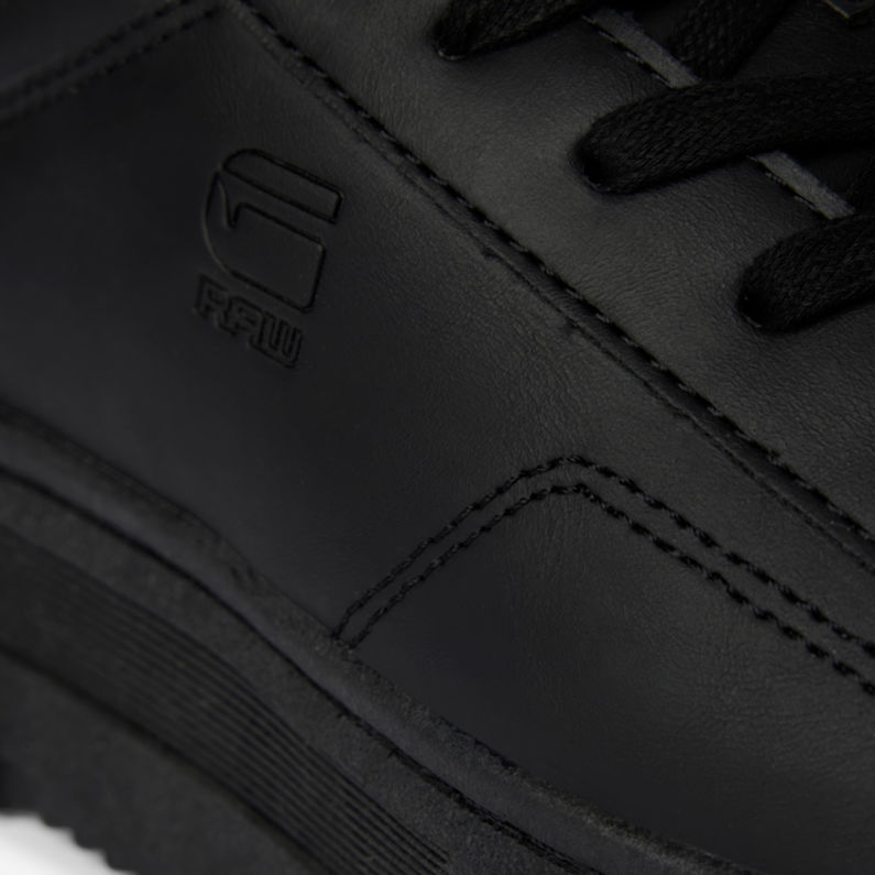 G-Star RAW® Lhana Tonal Sneakers Black fabric shot