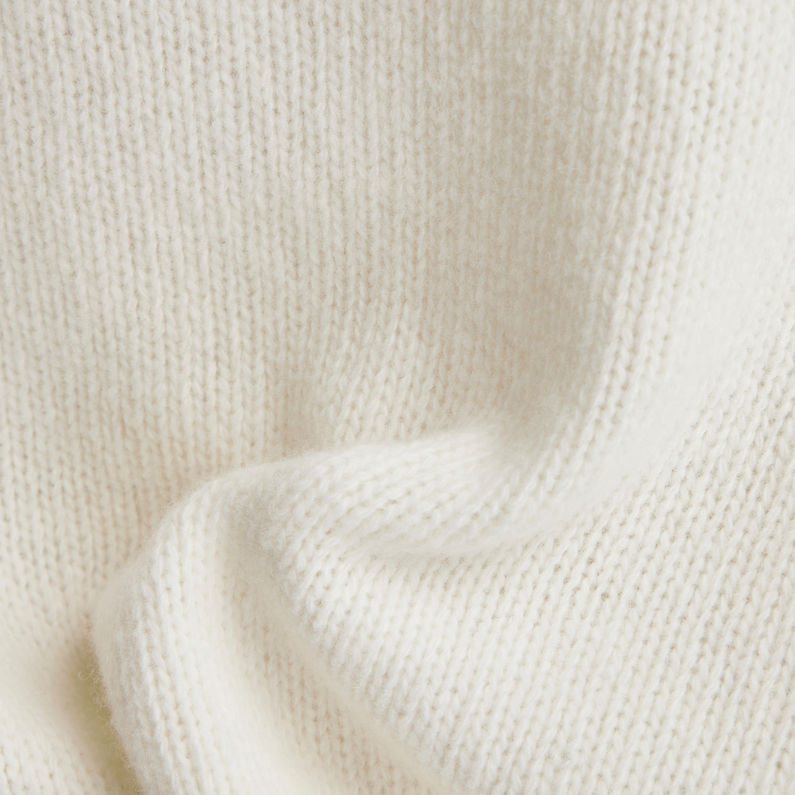 G-STAR® Chunky Loose Gebreide Coltrui Beige