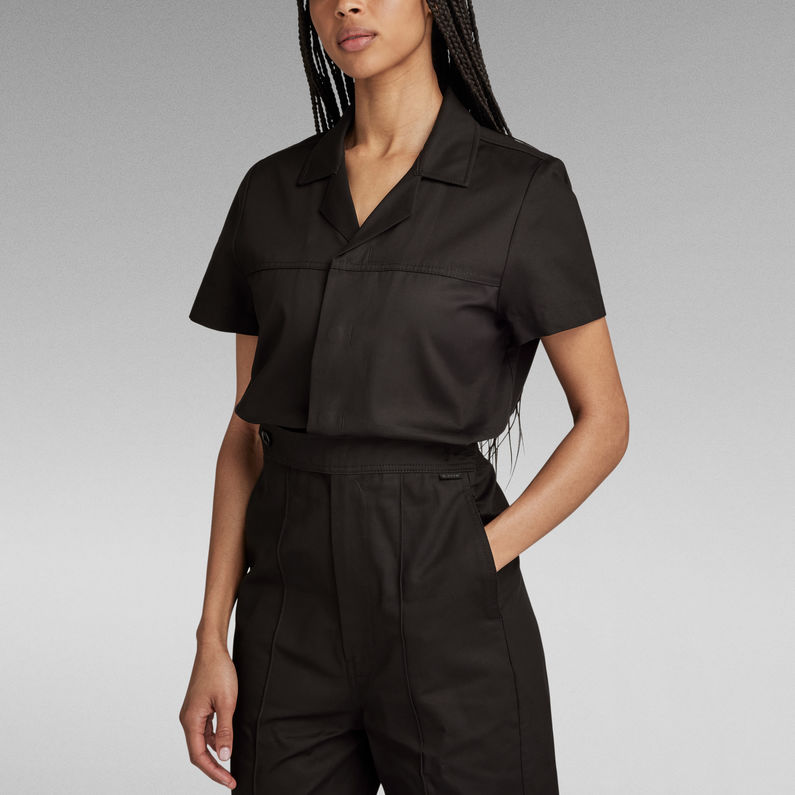 G-STAR® Jumpsuit Wide Leg Zwart