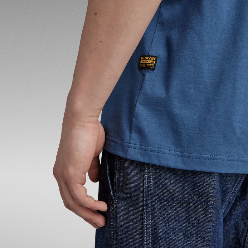 G-STAR® T-Shirt Base-S Midden blauw