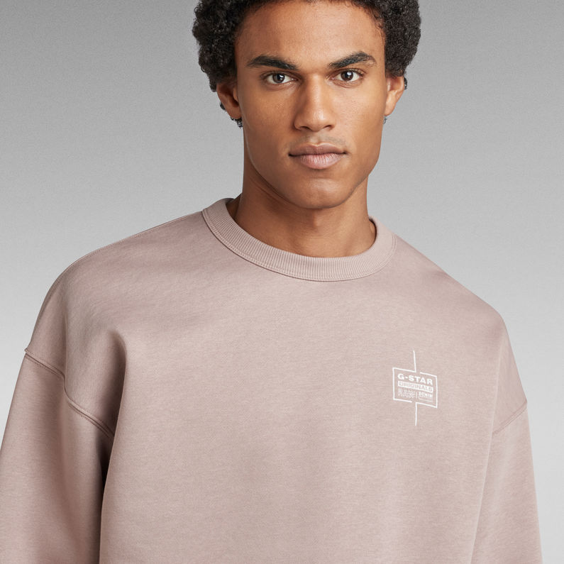 G-STAR® Unisex Core Loose Sweater Brown