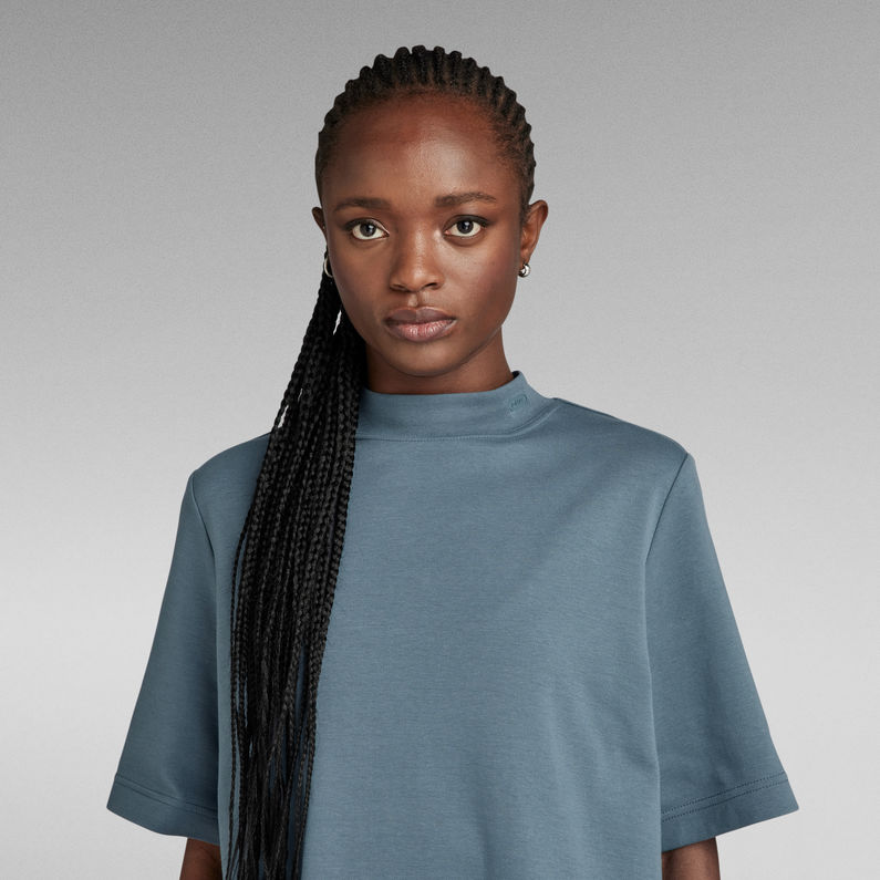 G-STAR® Moto Logo Mock Top Grijs