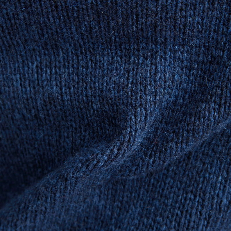 G-Star RAW® Chunky Skipper Knitted Pullover Mittelblau