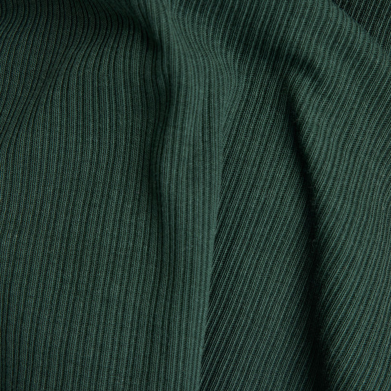 G-STAR® Slim Rib Mock Top グリーン