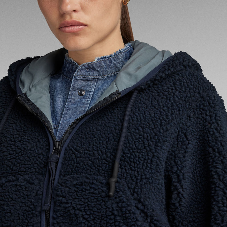 G-STAR® Veste Short Teddy Bleu foncé