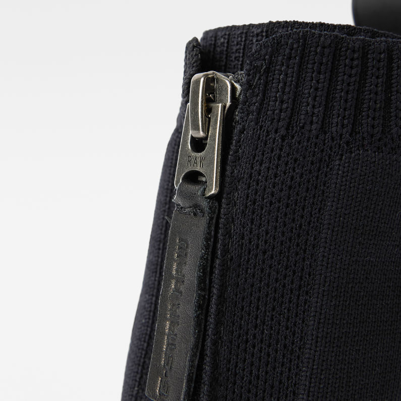 G-Star RAW® Botas Mysid Mid Knit Zip Negro detail