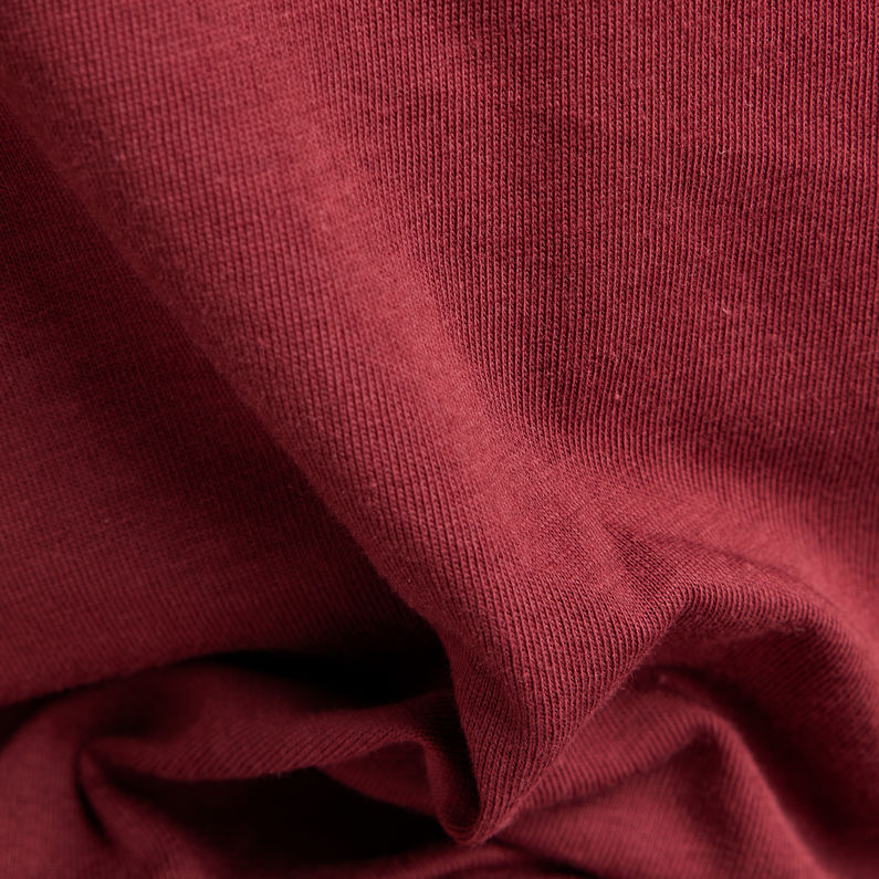 G-STAR® Camiseta Eyben Slim V-Neck Rojo