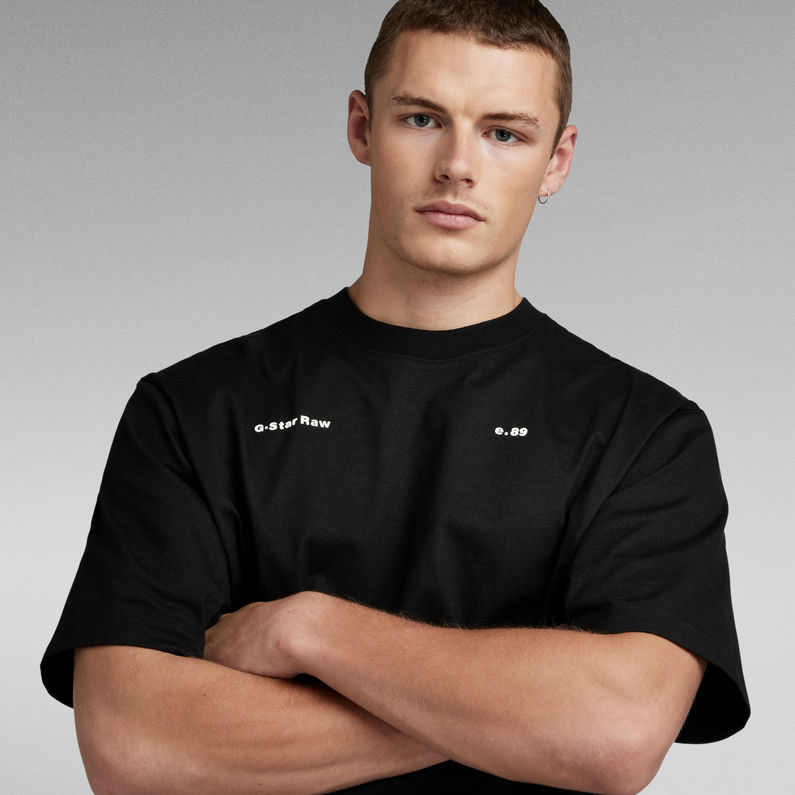 G-STAR® T-Shirt Unisex Boxy Base Noir