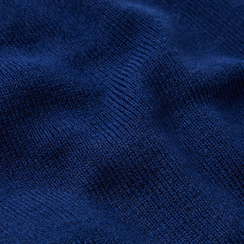 G-Star RAW® Effo Long Beanie Medium blue fabric shot