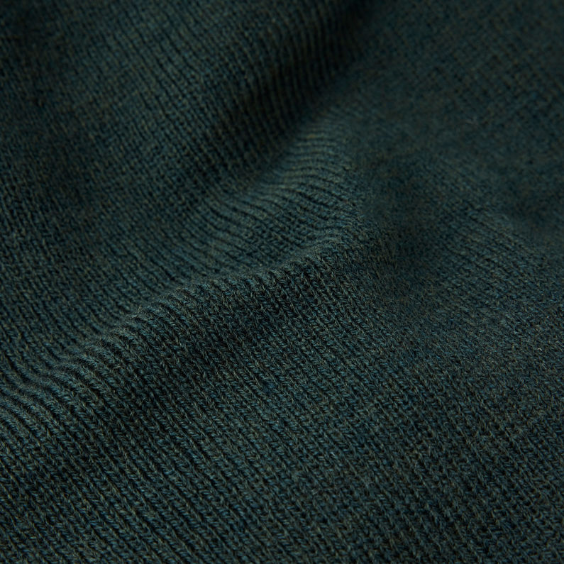 G-STAR® Effo Raw Long Beanie Groen fabric shot
