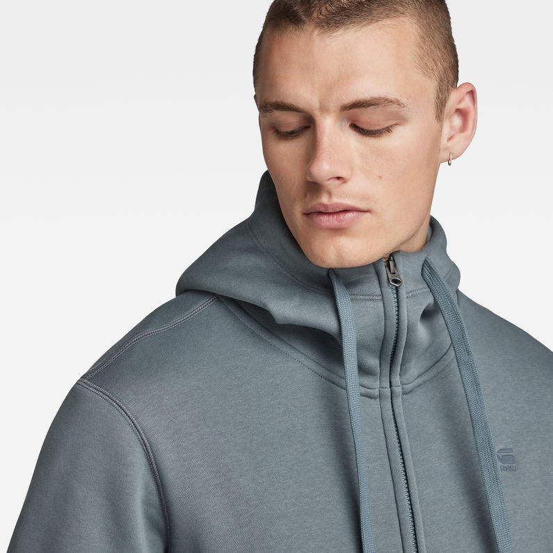 G-STAR® Premium Core Hoodie Met Rits Grijs