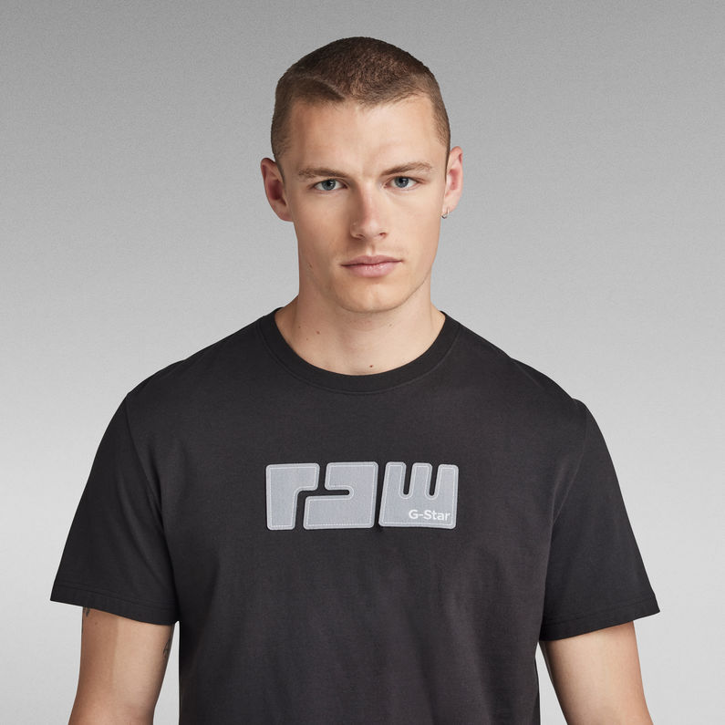RAW. Felt T-Shirt | Black | G-Star RAW® US