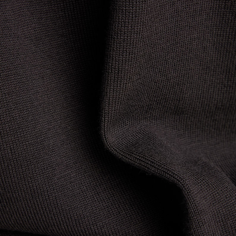 G-STAR® Jersey Premium Core Mock Knit Negro