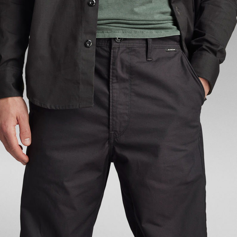 G-STAR® Unisex Modson Straight Chino Zwart