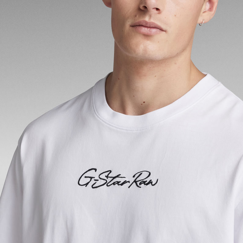 G-STAR® Autograph Boxy Oversized T-Shirt White