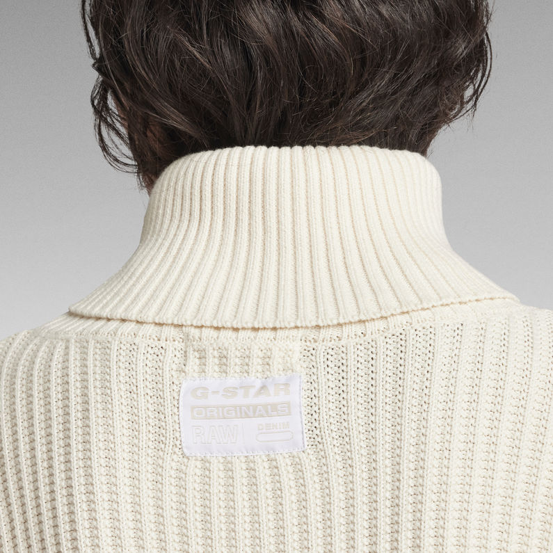 G-Star RAW® Loose Turtle Knitted Pullover Beige