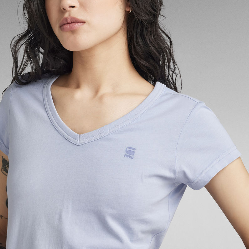 G-STAR® Eyben Slim V-Hals Top Grijs