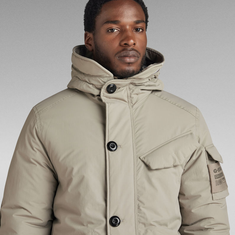 G-STAR® Parka Vodan Padded Hooded Gris