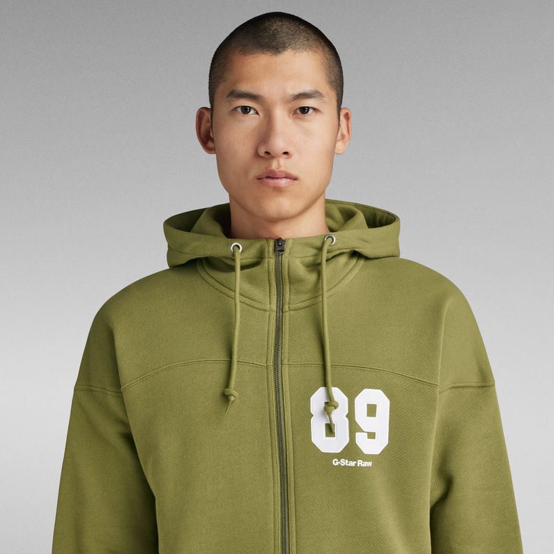 G-STAR® Sports Zip Loose Hoodie Green