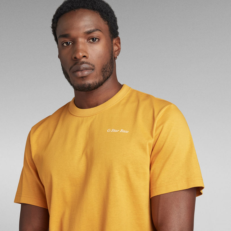 G-Star RAW® Back 3301 Graphic Loose T-Shirt Yellow