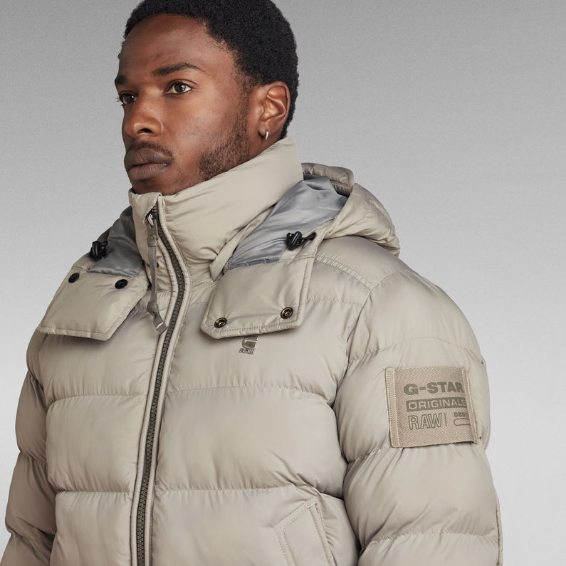 G-STAR® G-Whistler Padded Hooded Jacket Grey