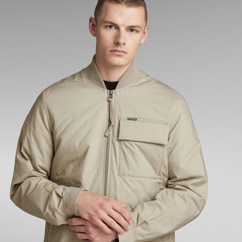 G-STAR® Lofty Padded Overshirt Grau