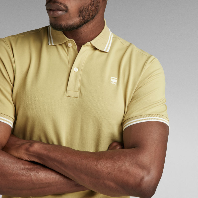 G-STAR® Polo Dunda Slim Stripe Vert
