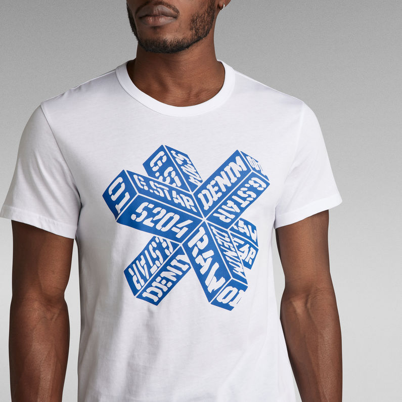 G-Star RAW® Graphic STM 3 T-Shirt Wit