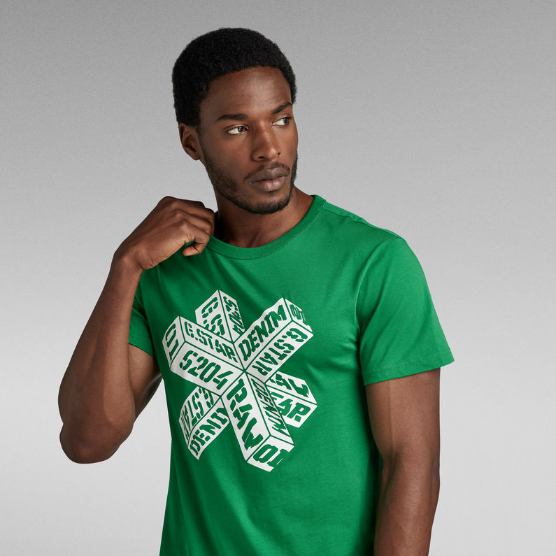 Graphic STM 3 T-Shirt | Green | G-Star RAW®