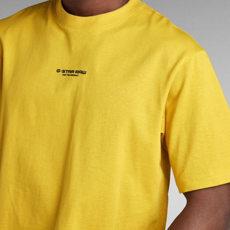 g-star-raw-t-shirt-center-chest-boxy-jaune