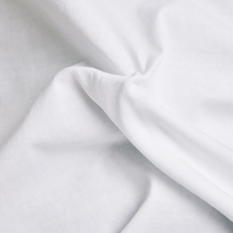 G-STAR® Distressed Logo T-Shirt Weiß