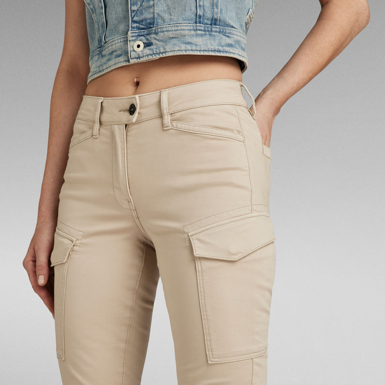 G-STAR® Blossite G-Shape Army High Skinny Jeans Beige