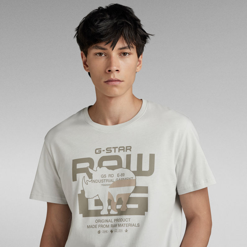 G-Star RAW® T-Shirt G-No Graphic Gris