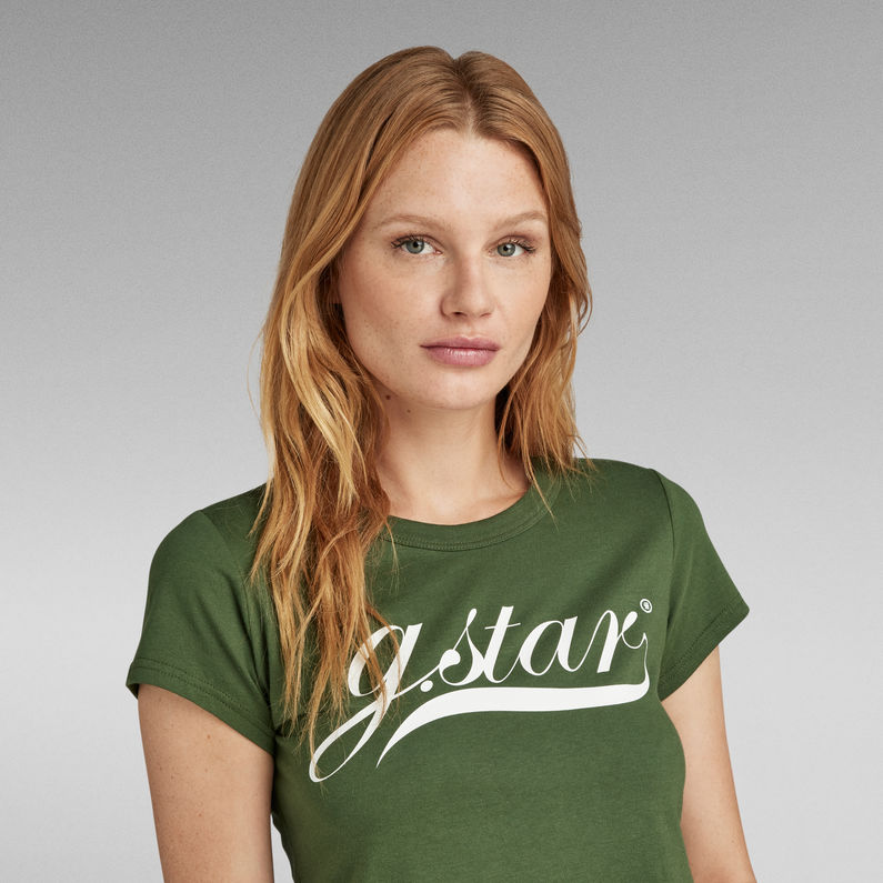 G-STAR® Graphic 1 Slim Top Green