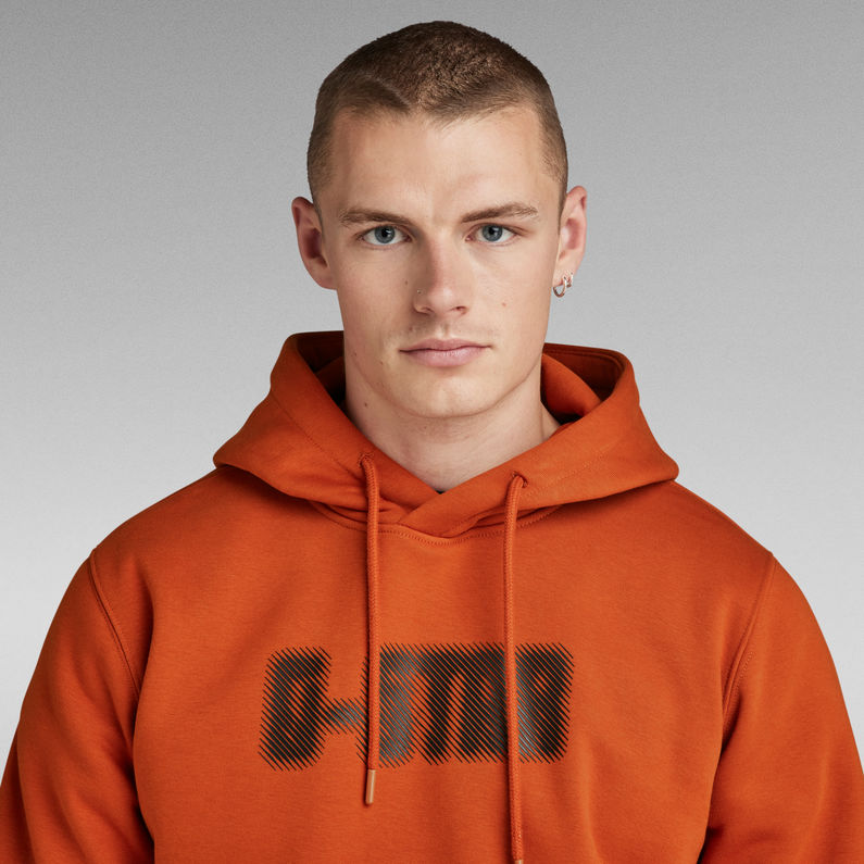 g-star-raw-dotted-hoodie-oranje