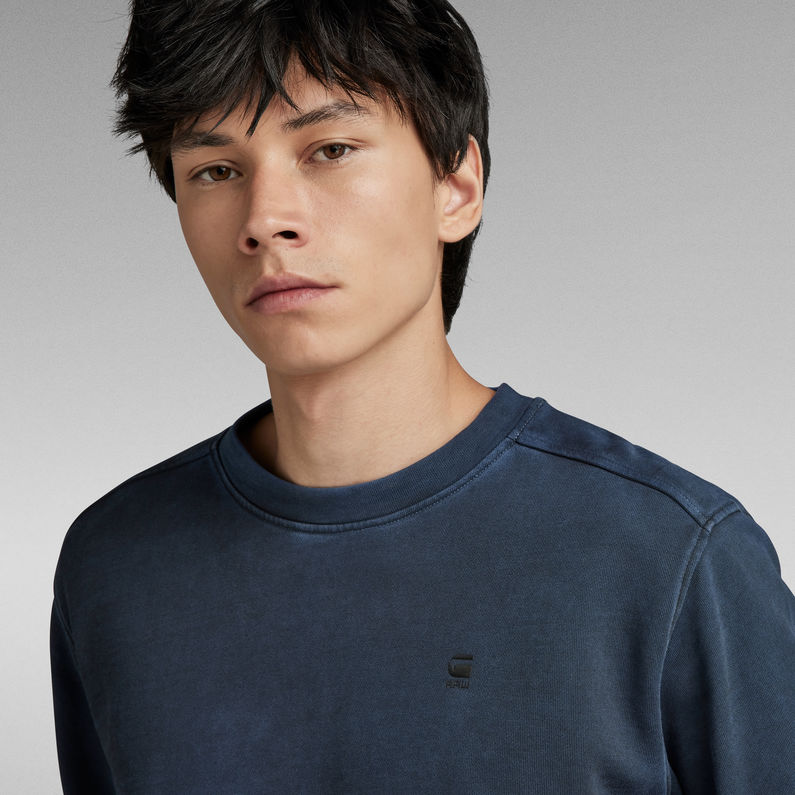 G-STAR® Hand Sprayed Lash Sweatshirt Mittelblau