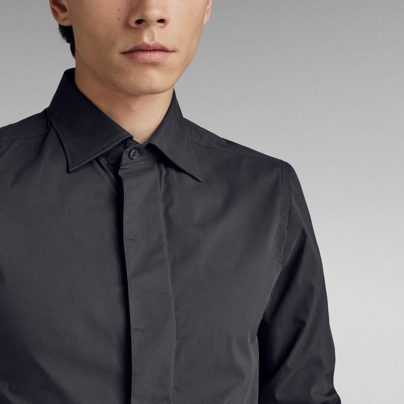 G-STAR® Camisa Formal Superslim Negro