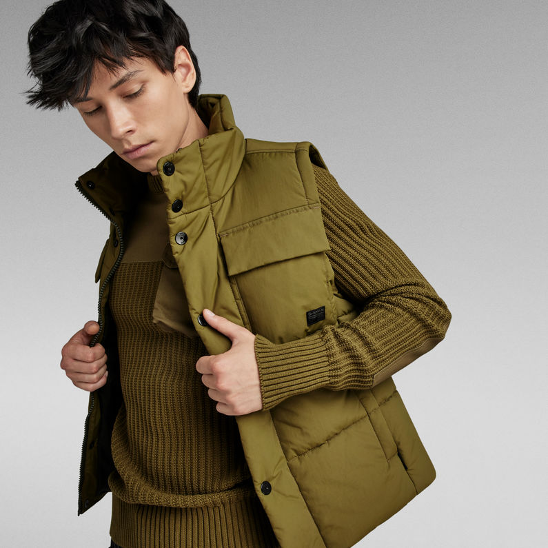 G-STAR® Veste Sans Manches Foundation Padded Vert