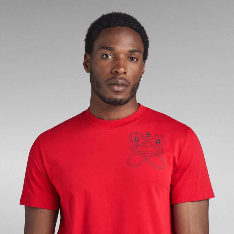 G-Star Damen Slim Shirt Langarm - Elegante Bluse In Dk Port Red