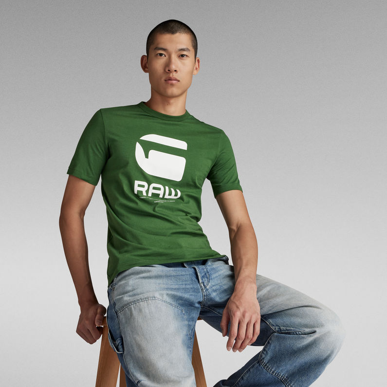 G-Star RAW® Graphic 6 T-Slim Shirt Groen