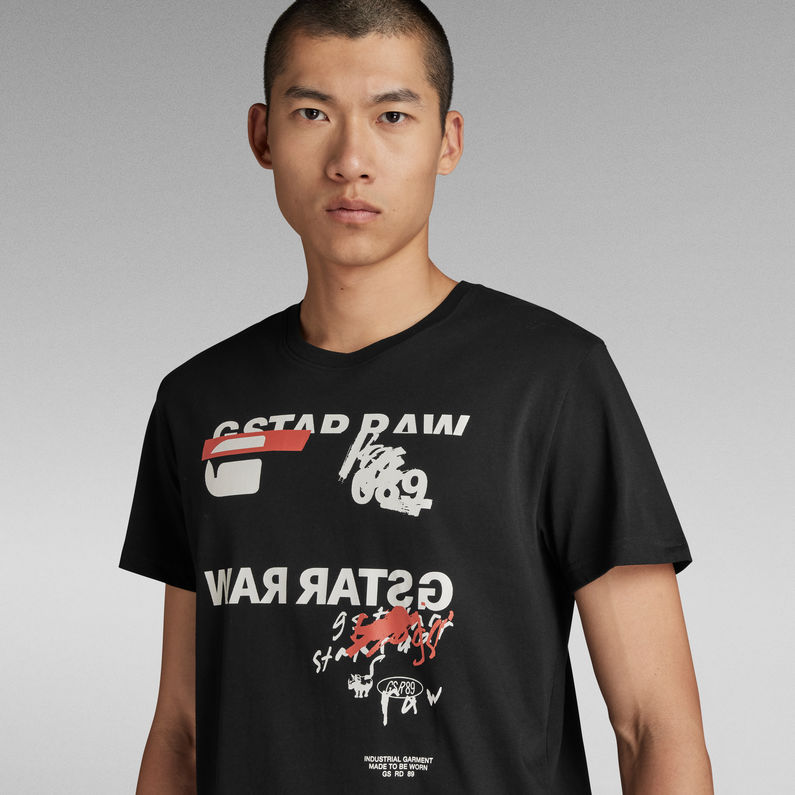 G-Star RAW® Mirror Graphic T-Shirt Black