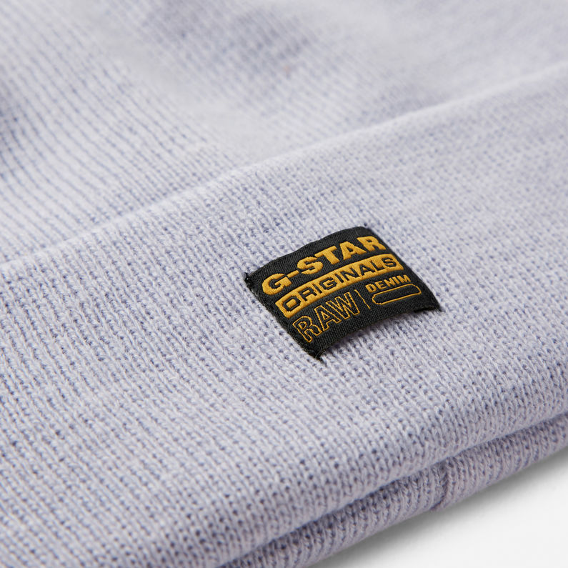 G-STAR® Effo Long Beanie Grau detail shot buckle