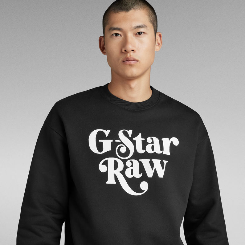 G-STAR® Sweat Unisex Foxy Boxy Noir