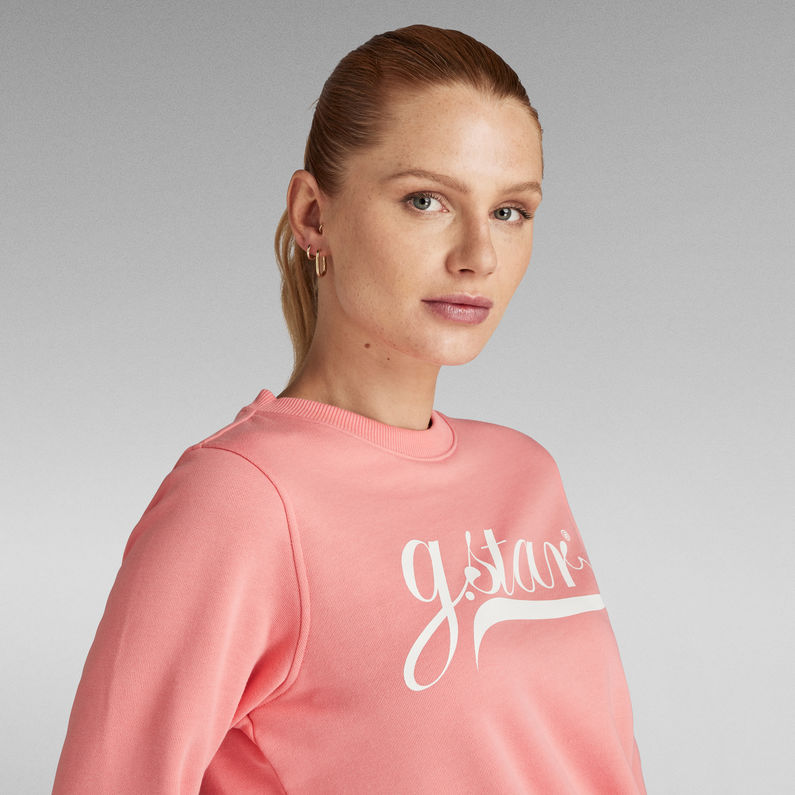 G-STAR® Graphic 1 Sweatshirt Pink