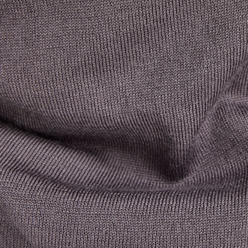 G-STAR® Core Slim Turtle Knit Grey