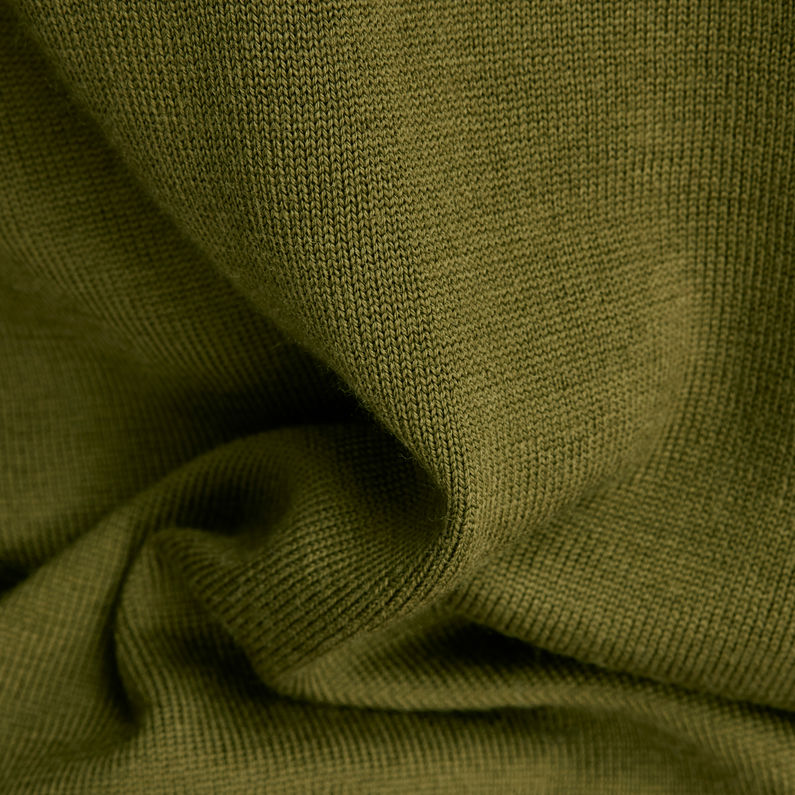G-STAR® Premium Core Mock Knit Green