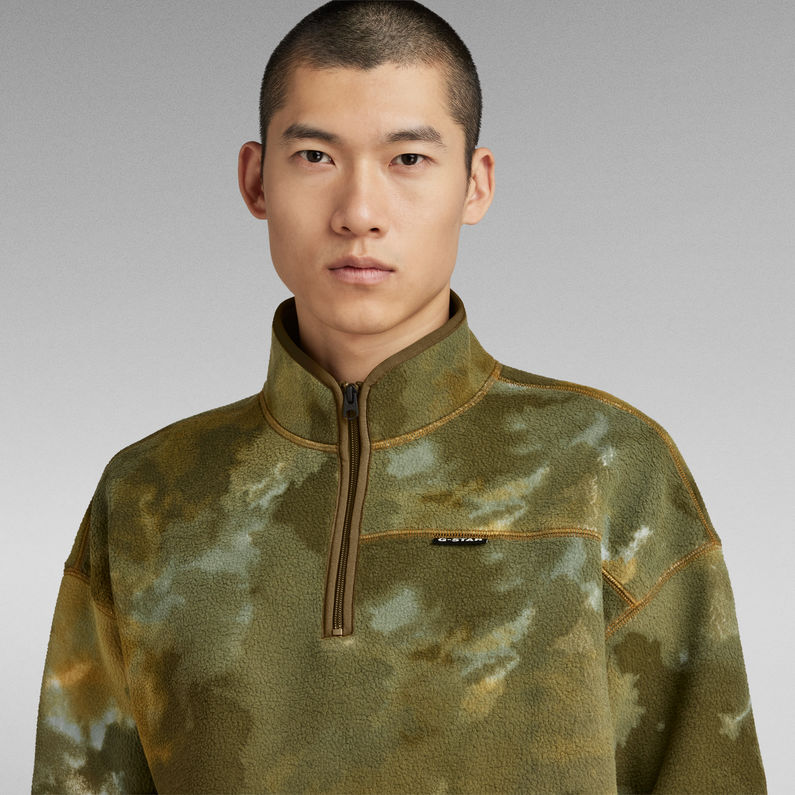 G-STAR® Fleece Half Zip Loose Sweater Multi color