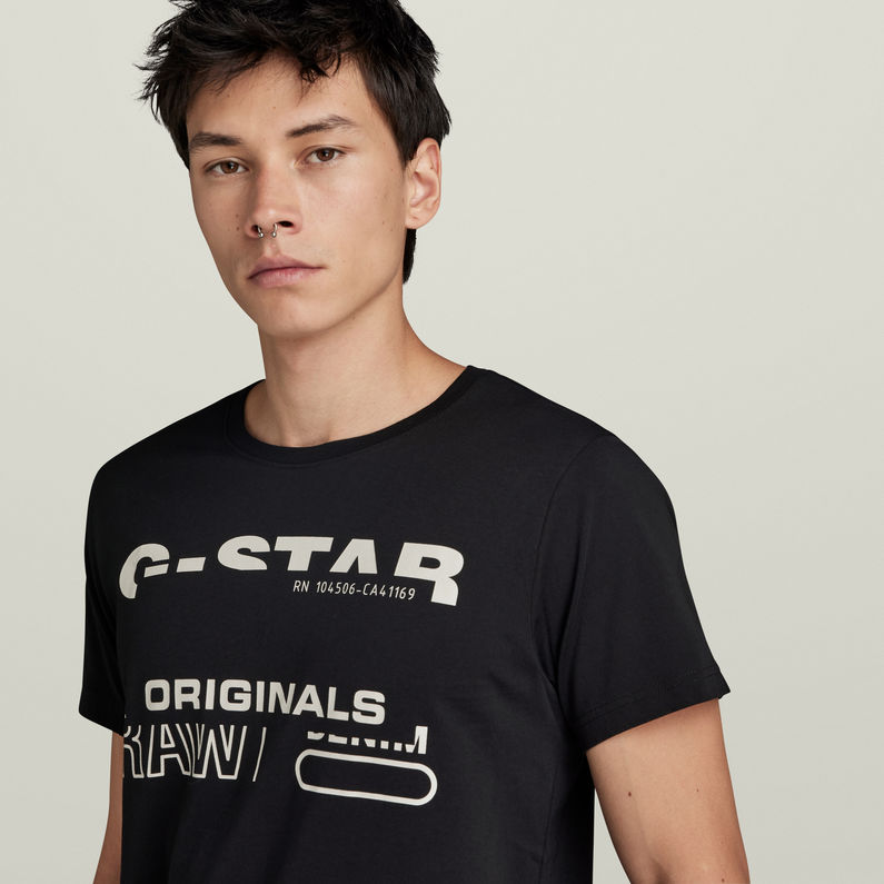 G-Star RAW® Originals T-Shirt Zwart