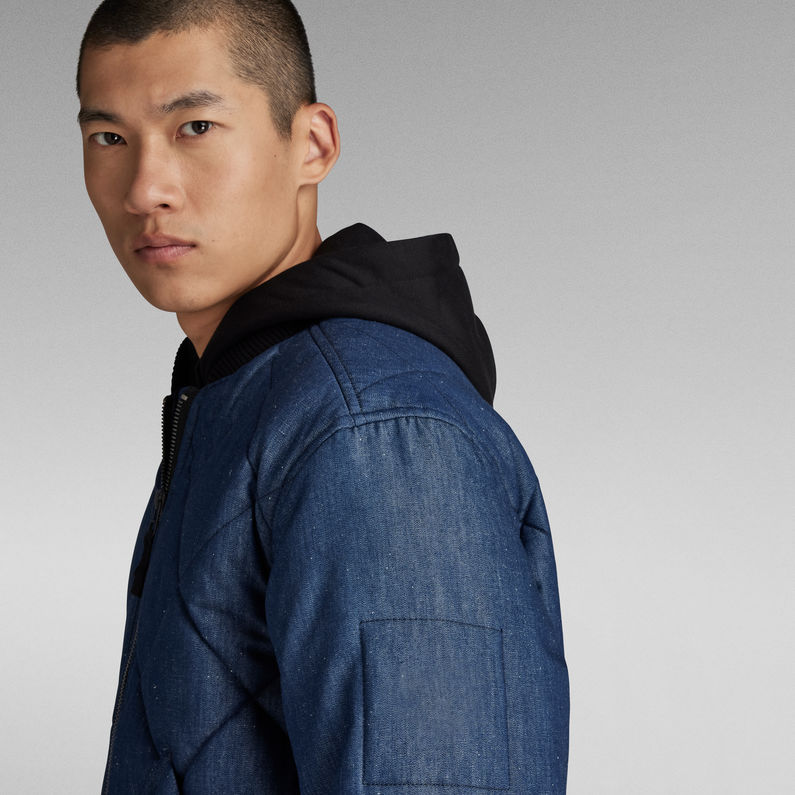 g-star-premium-padded-denim-bomber-dark-blue